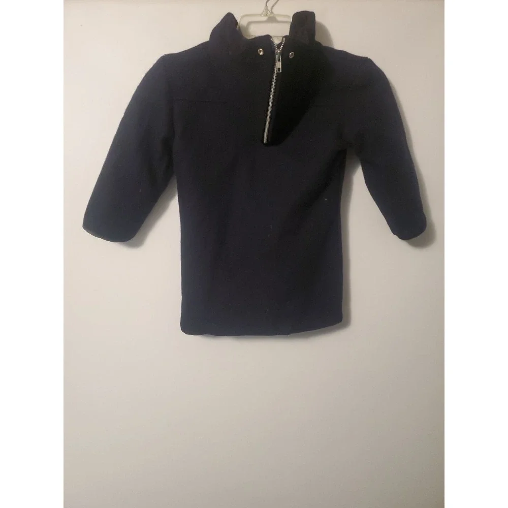 Carters Watch the Wear Girls Wool Coat Black Size 6 Zipper Button Up